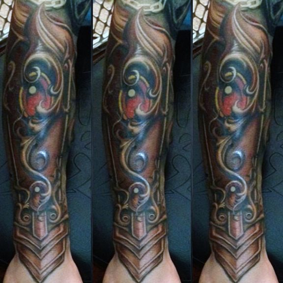 tatouage armure 101