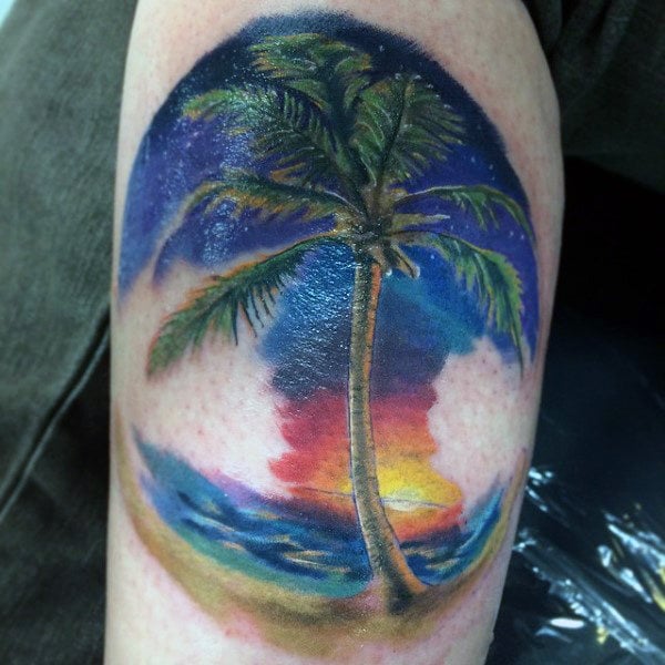tatouage palmier 125