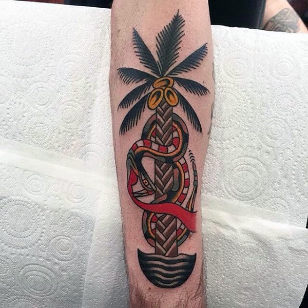 tatouage palmier 133