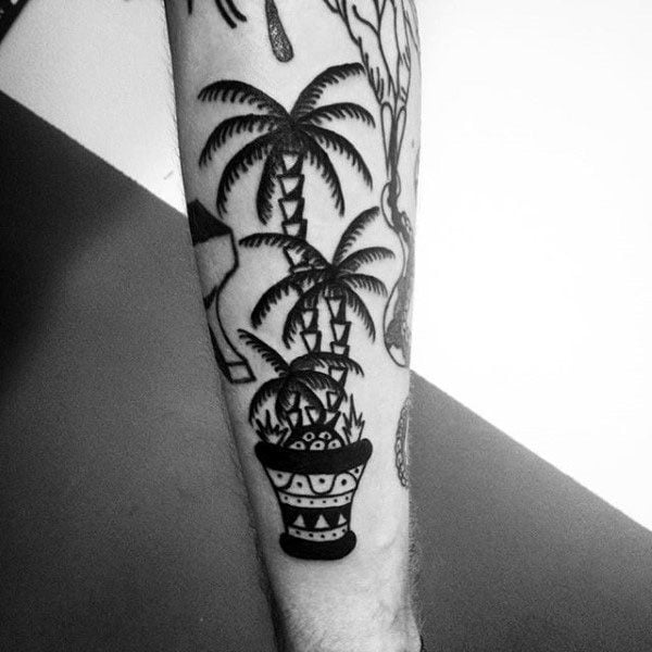 tatouage palmier 137