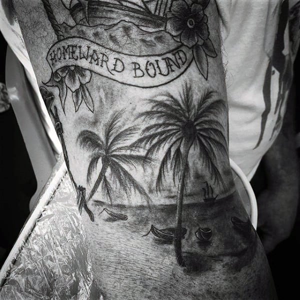 tatouage palmier 145