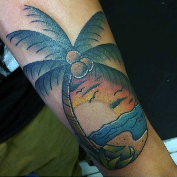 tatouage palmier 173