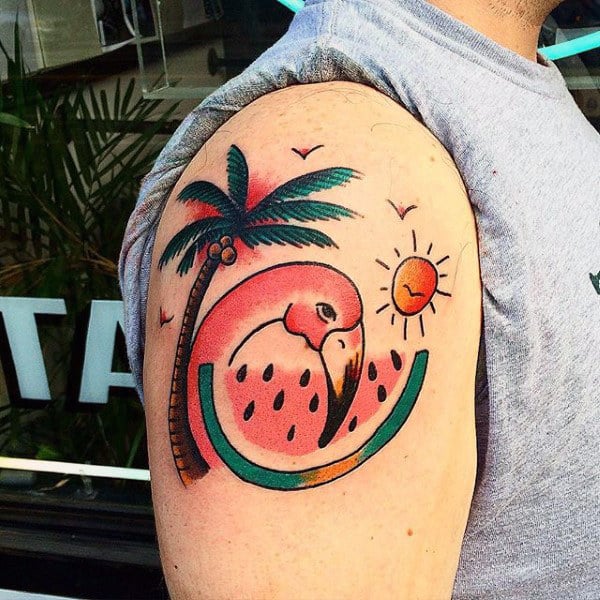 tatouage palmier 233