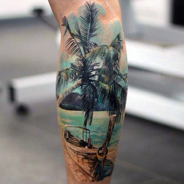 tatouage palmier 249