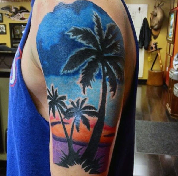 tatouage palmier 25