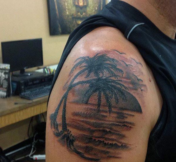 tatouage palmier 325