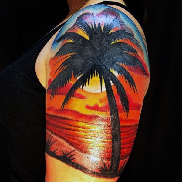 tatouage palmier 341