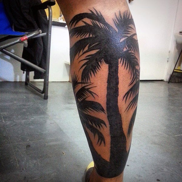tatouage palmier 53