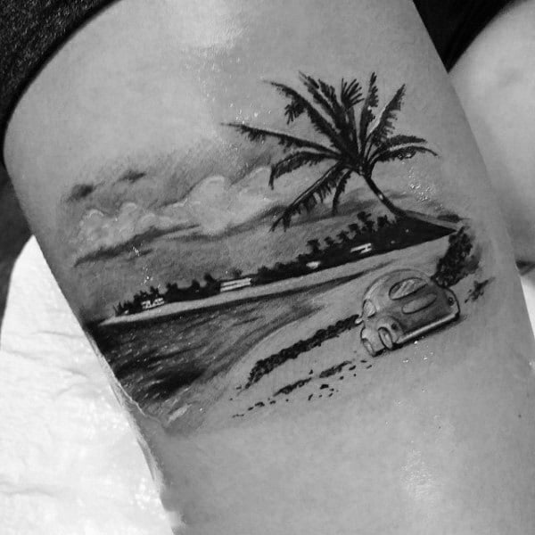 tatouage palmier 69