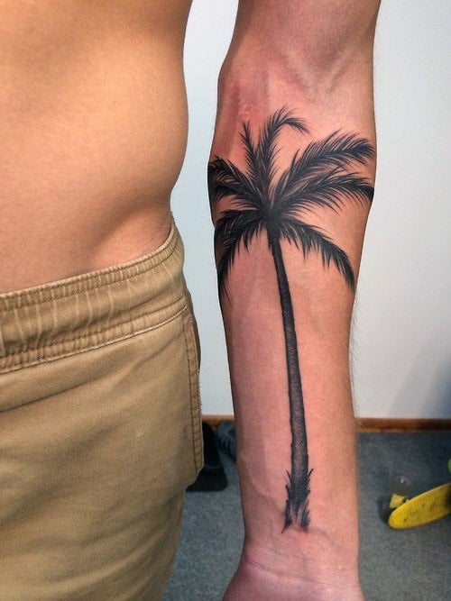 tatouage palmier 97
