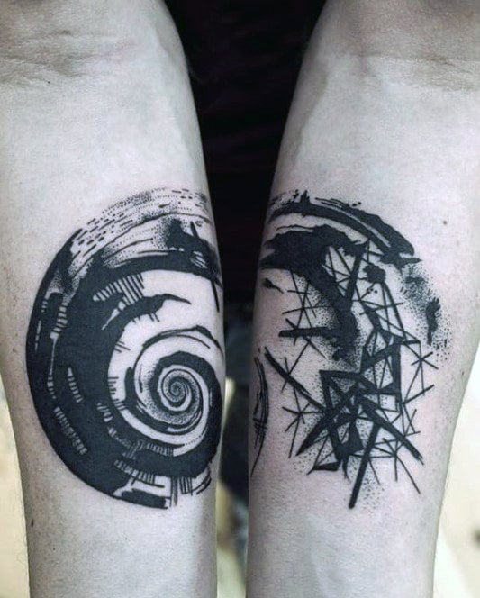 tatouage spirale fibonacci 103