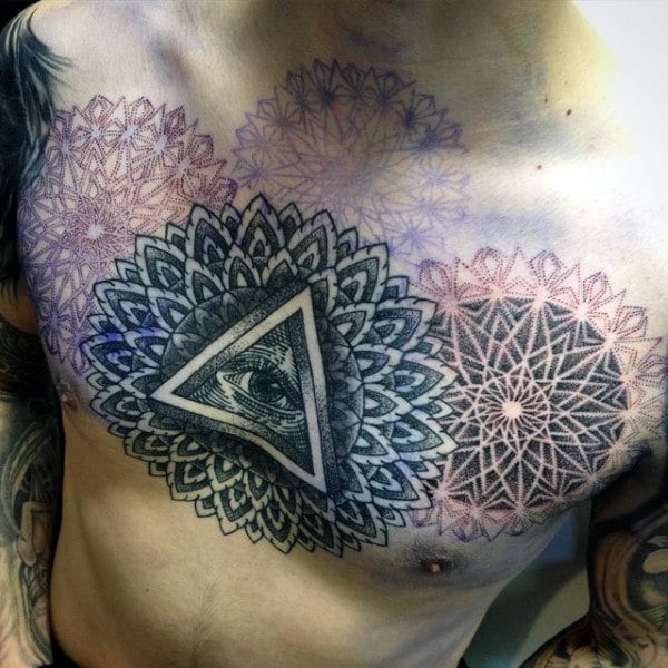 tatouage symbole illuminati 154