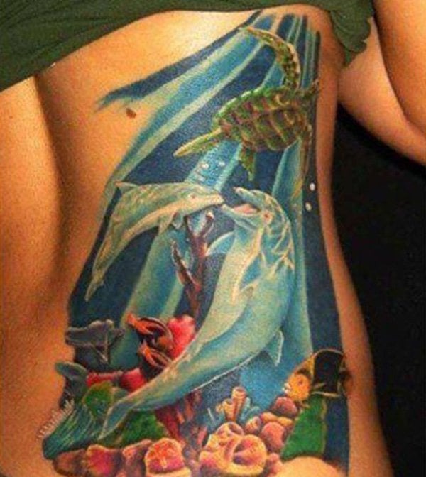 tatouage dauphin 41