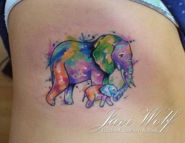 dessin tatouage elephant 1181