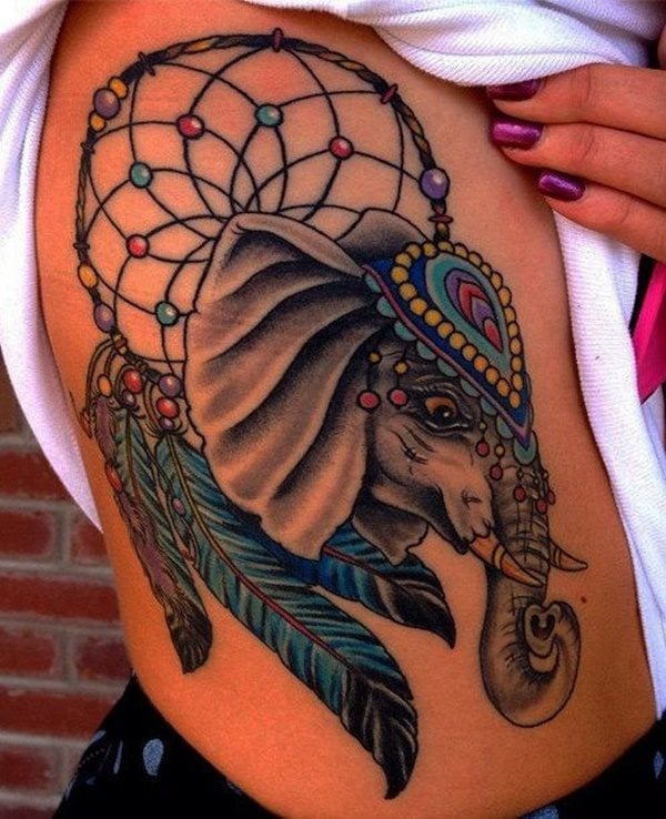 dessin tatouage elephant 1246