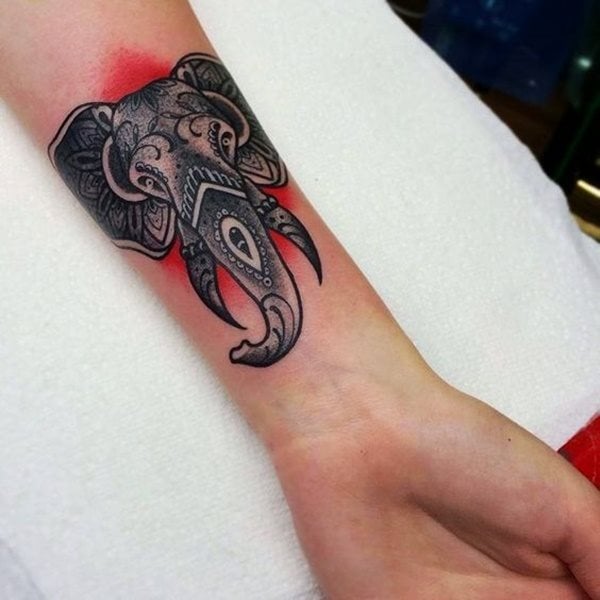 dessin tatouage elephant 167