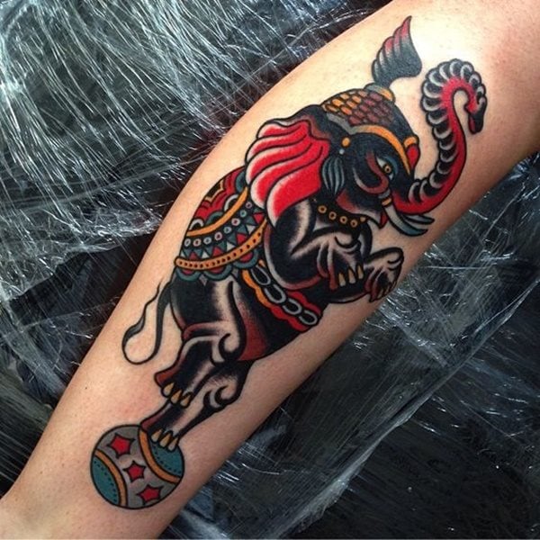 dessin tatouage elephant 1727