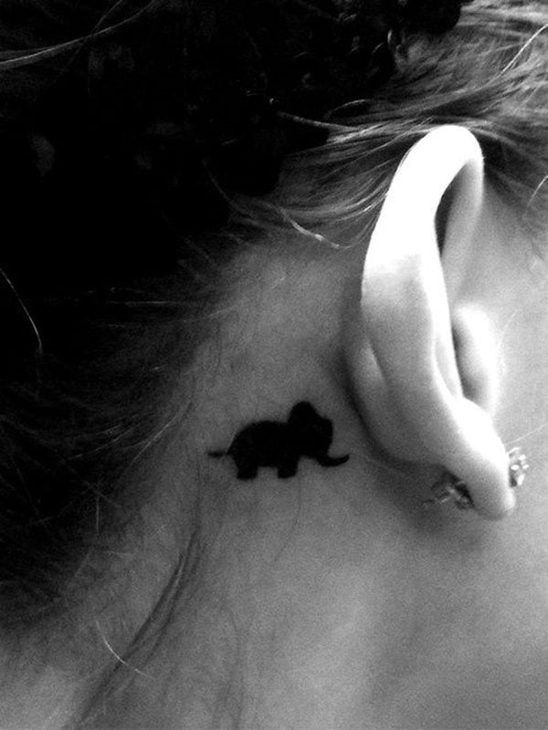 dessin tatouage elephant 2689