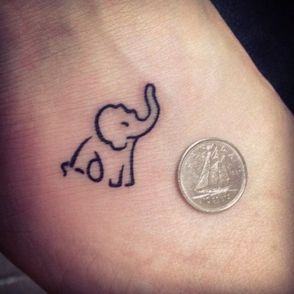dessin tatouage elephant 2871