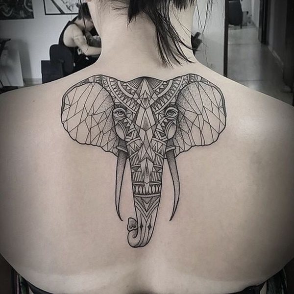 dessin tatouage elephant 401