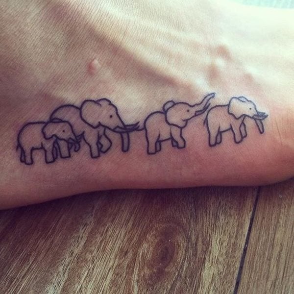 dessin tatouage elephant 427