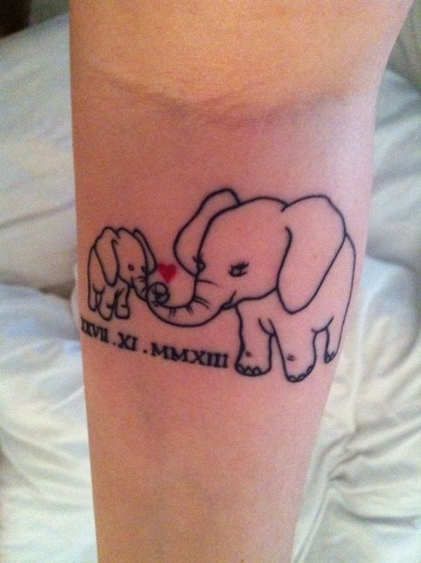 dessin tatouage elephant 921