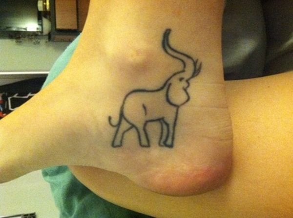 tatouage elephant 922