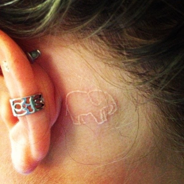 tatouage elephant 948