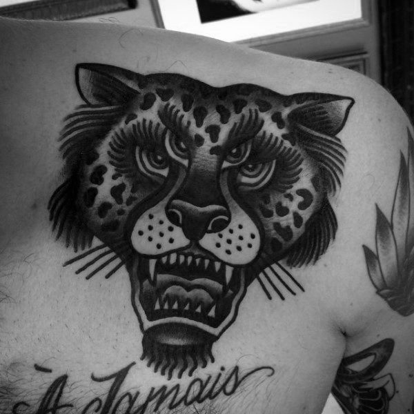 tatouage leopard 544