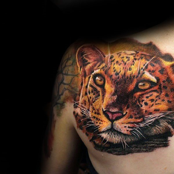 tatouage leopard 609