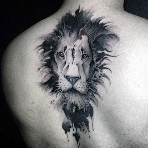 tatouage lion 245