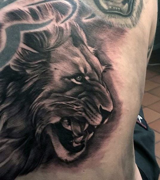 tatouage lion 349