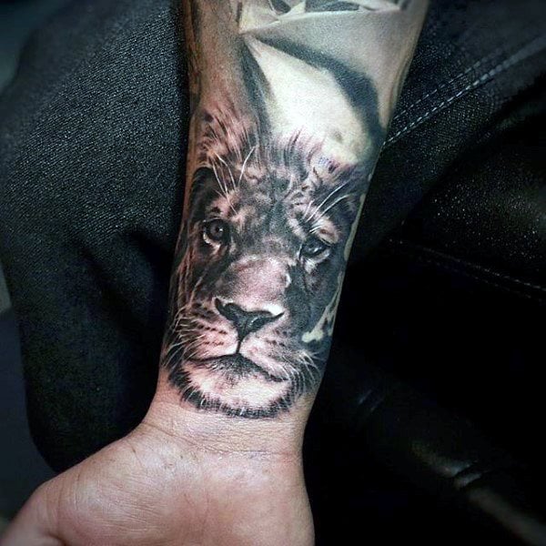 tatouage lion 544