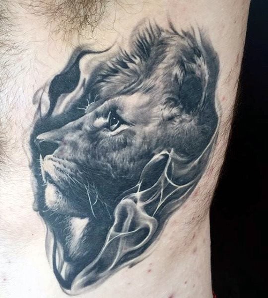 tatouage lion 635