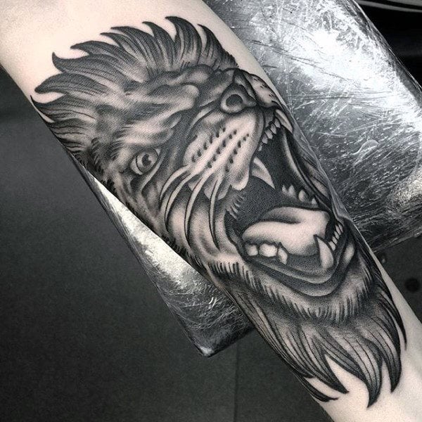 tatouage lion 856