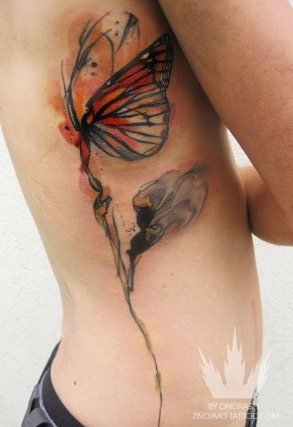 tatouage papillon 1013