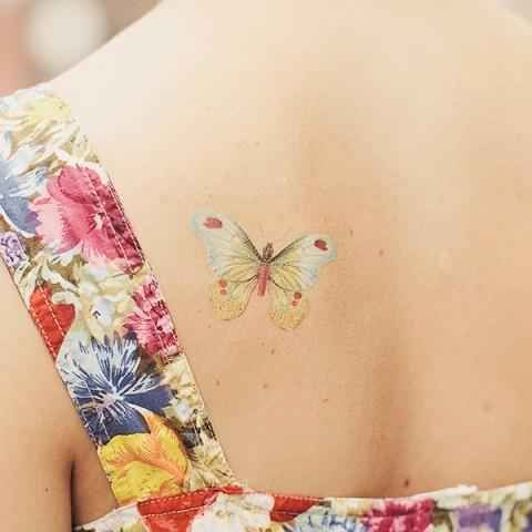 tatouage papillon 1221