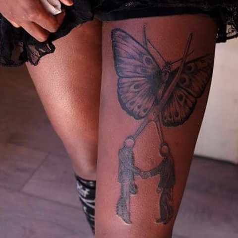 tatouage papillon 246