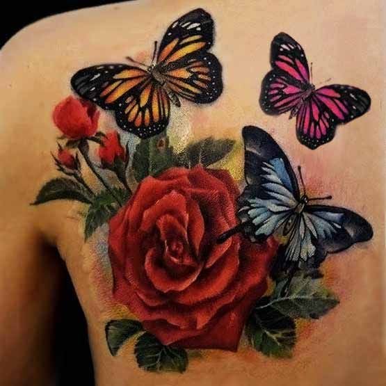 tatouage papillon 948
