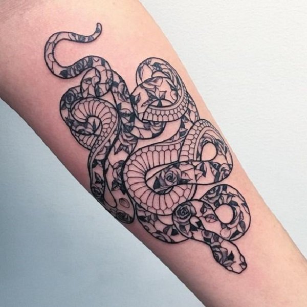 tatouage serpent 323