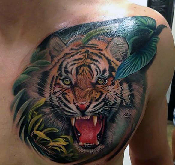 tatouage tigre 128