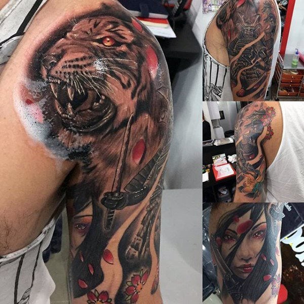 tatouage tigre 232