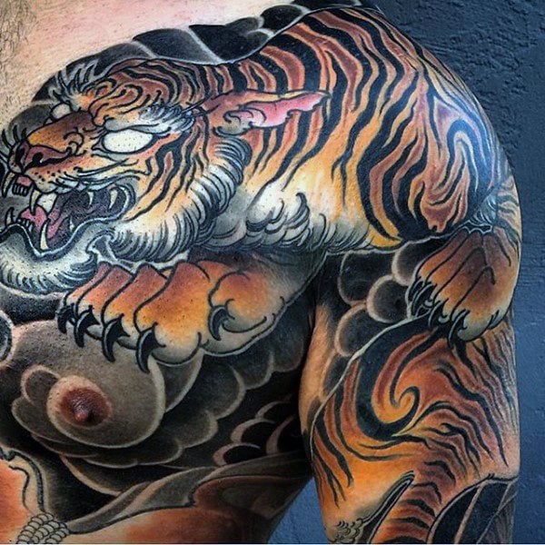 tatouage tigre 323