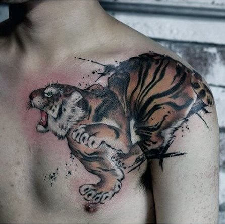 tatouage tigre 453