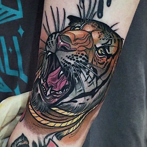 tatouage tigre 622