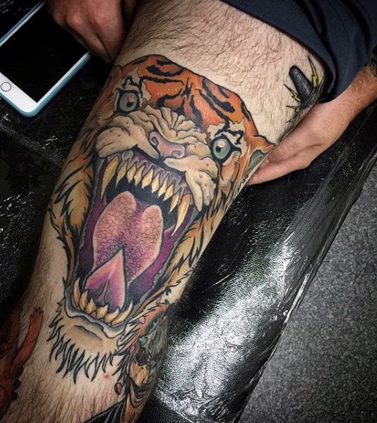 tatouage tigre 895