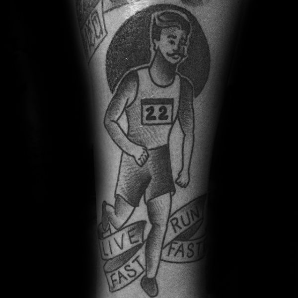 tatouage coureurs running 27