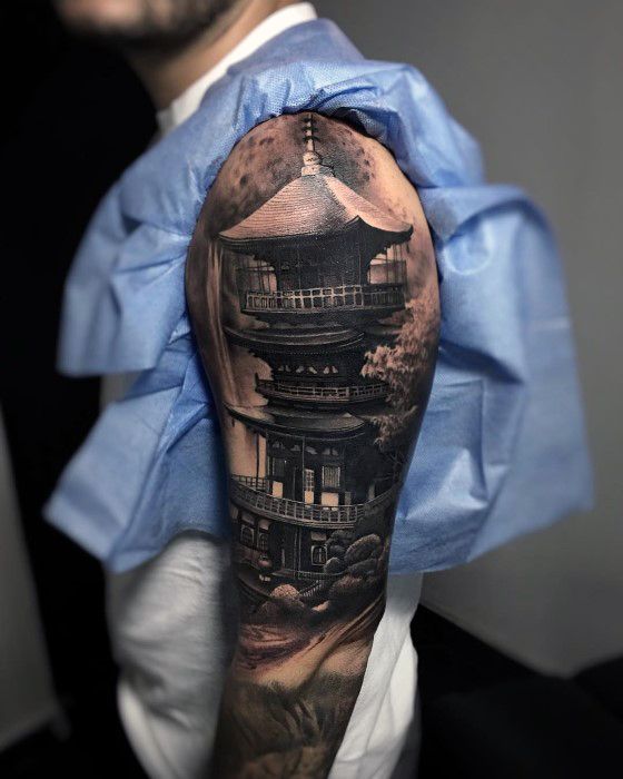 tatouage pagode 103