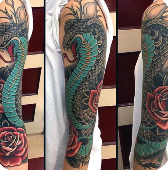 tatouage serpent cobra 65