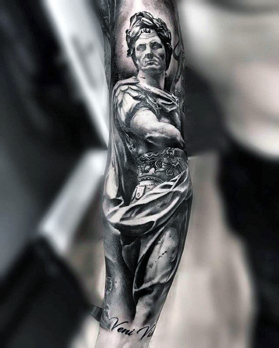 tatouage statue romaine 01